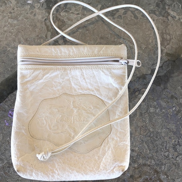 Carlos Falchi Leather crossbody bag - Picture 1 of 4